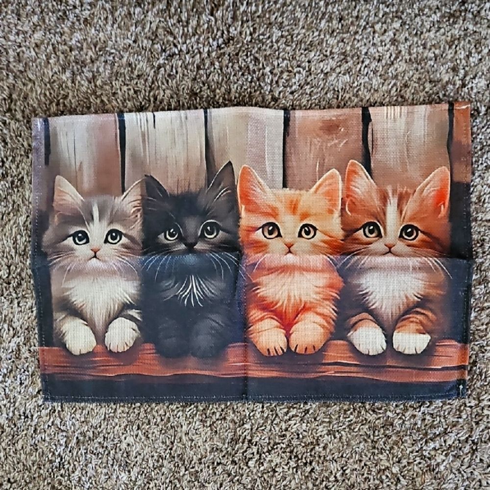 NWOT Cat Print Placemats